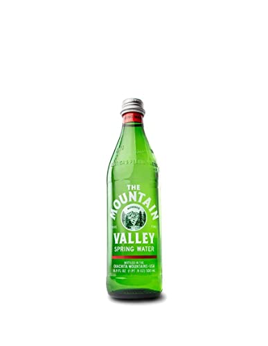 The Mountain Valley Spring Water in Glass