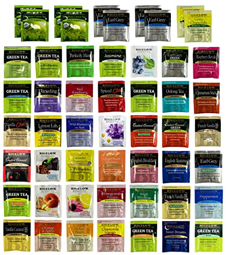 Tea Bags Sampler Assortment Box (Blue Ribbon Box - 52 Count) – THENEWMALL